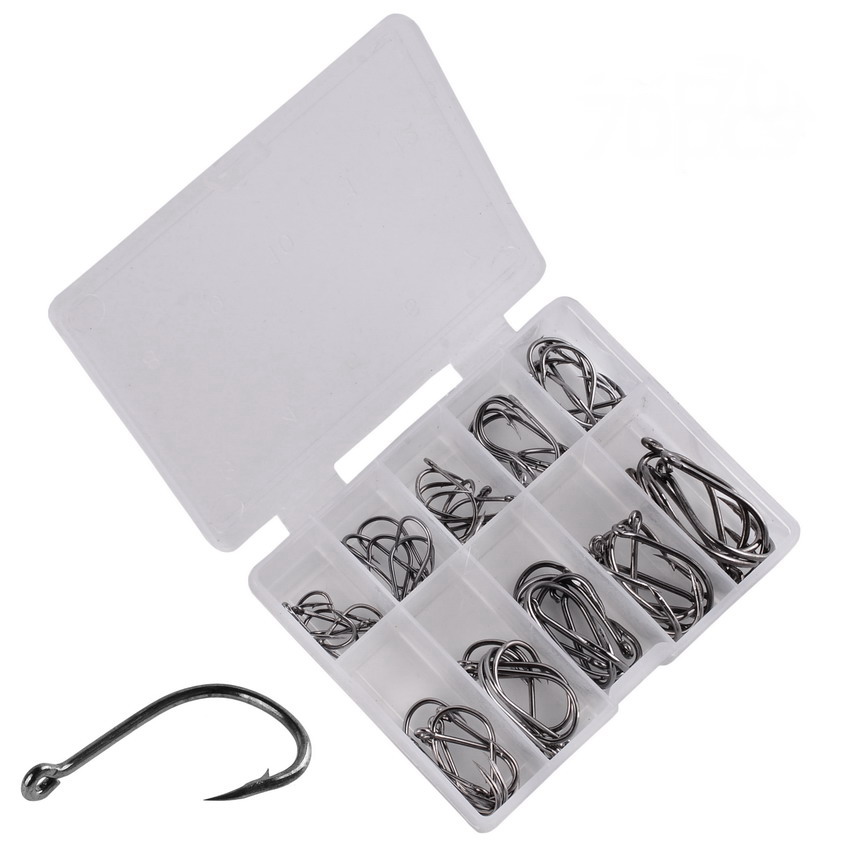 Fishing Hook Circle - 70 Stks/doos Vishaken Set Kit Mix