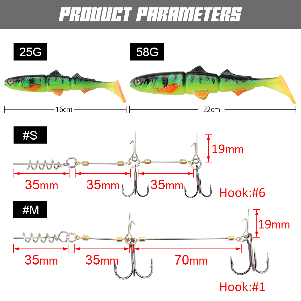Spinpoler Pike Stinger Rig Hoo - Fishing Hook Size recensie en prijs