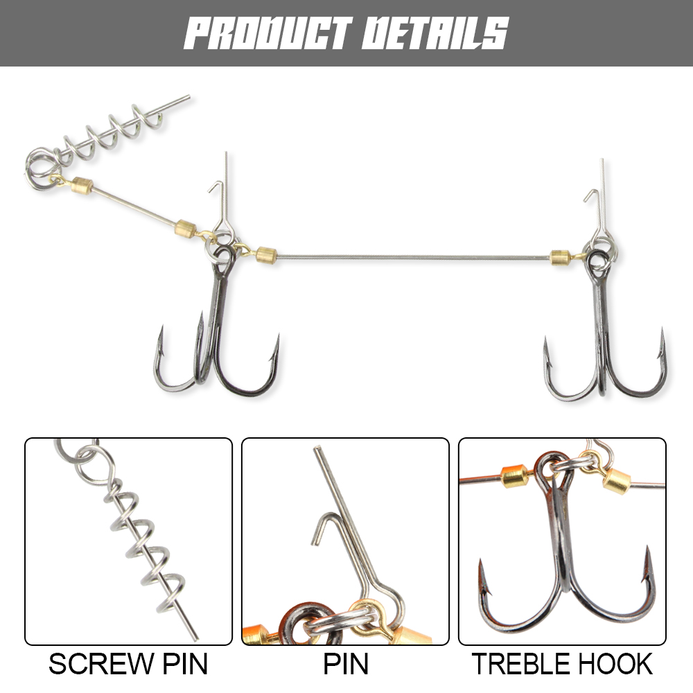 Spinpoler Pike Stinger Rig Hoo - Fishing Hook Size recensie en prijs