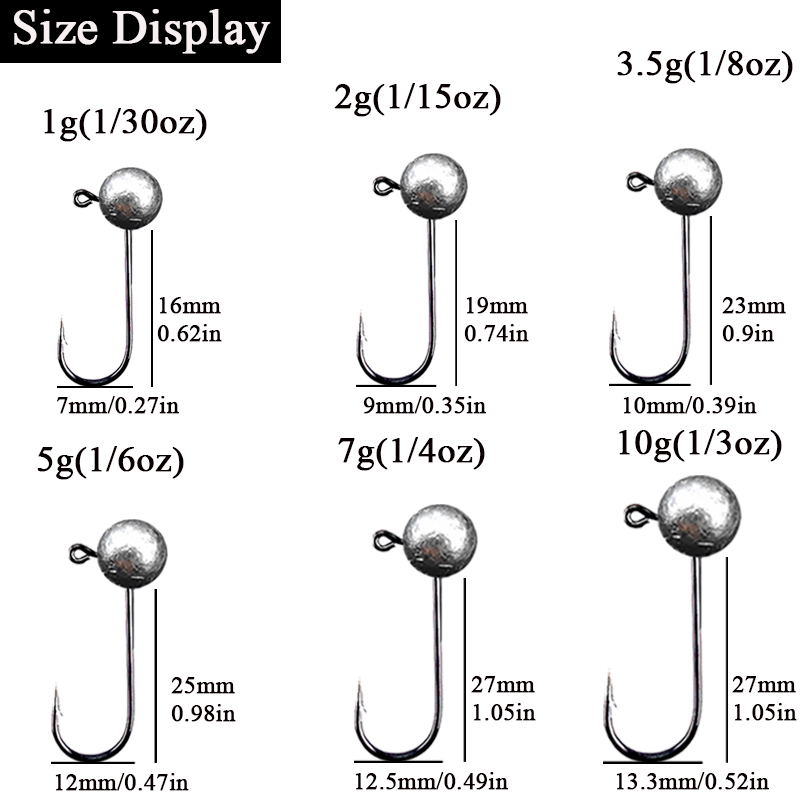 10 stks/partij Jig Head Vishaa - Fishing Hook Offset recensie en prijs