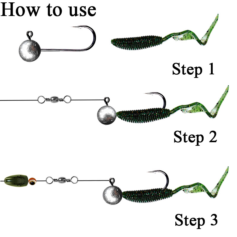 10 stks/partij Jig Head Vishaa - Fishing Hook Offset recensie en prijs