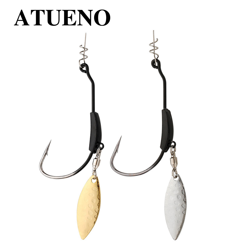 Atueno 4Pcs Offset Vishaken Ge - Fishing Hook Offset recensie en prijs