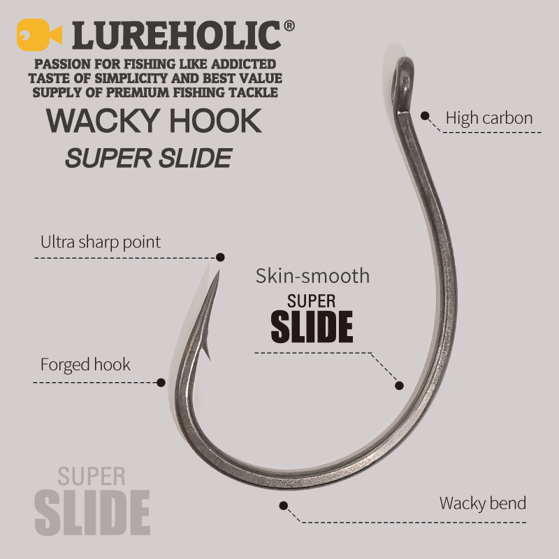 LUREHOLIC PTFE Super Slide Wac - Fishing Hook Offset recensie en prijs