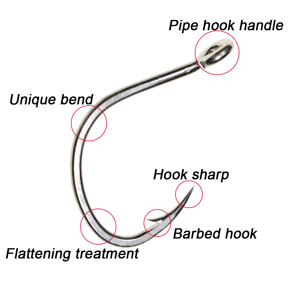 Icerio 10 Stuks Matte Tin Coat - Fishing Hook Offset recensie en prijs