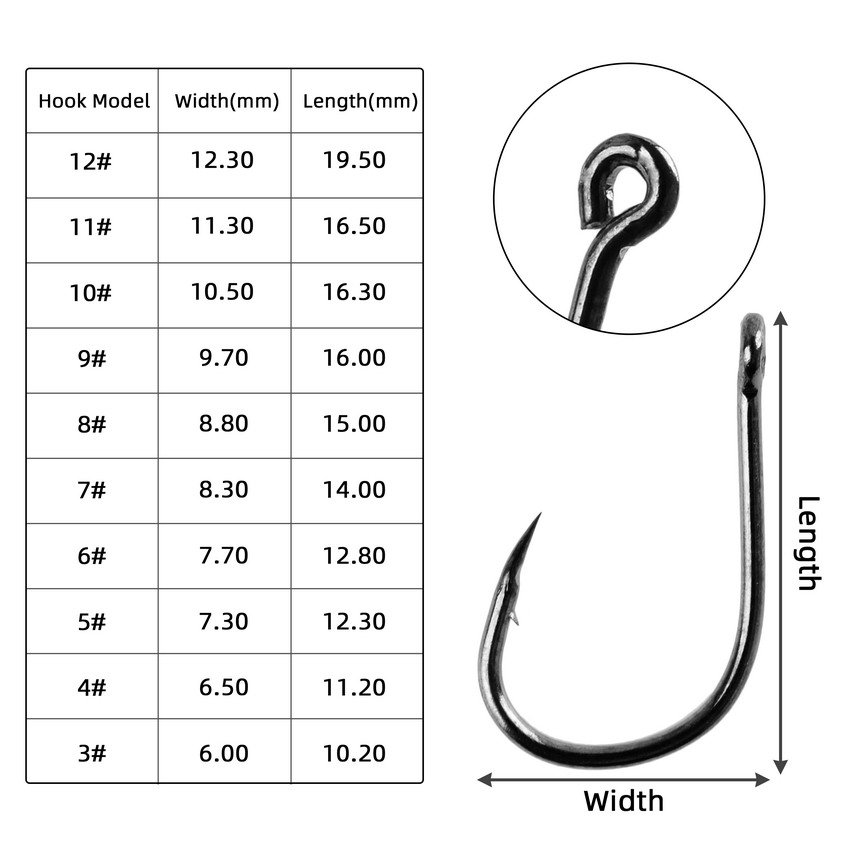 70 Stks/doos Vishaken Set Kit  - Fishing Hook Circle recensie en prijs