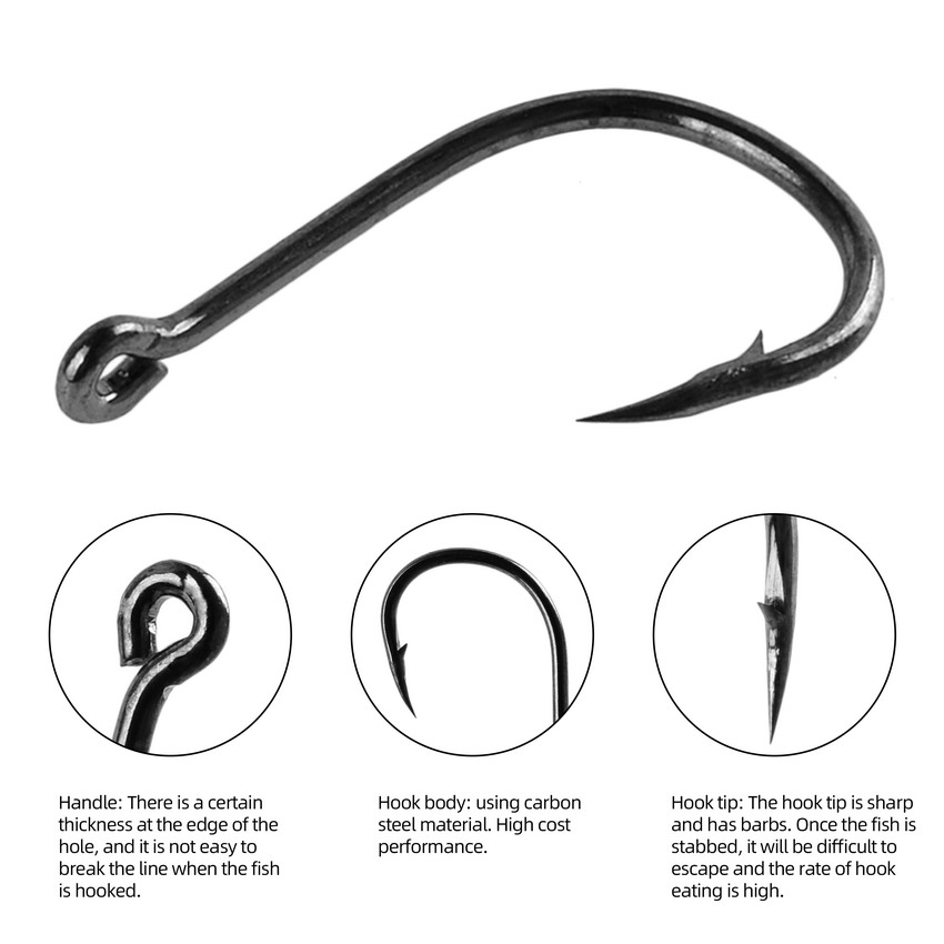 70 Stks/doos Vishaken Set Kit  - Fishing Hook Circle recensie en prijs