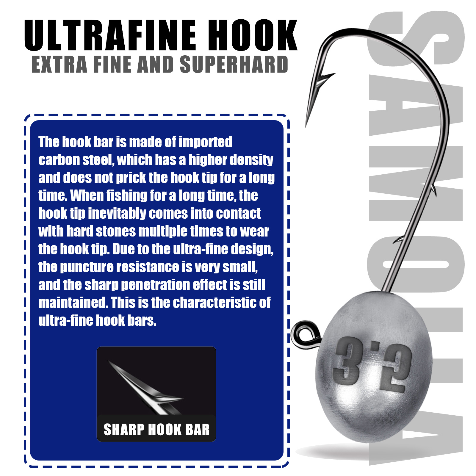Jig Head Haak 1x Rockfish Ajin - Fishing Hook Offset recensie en prijs