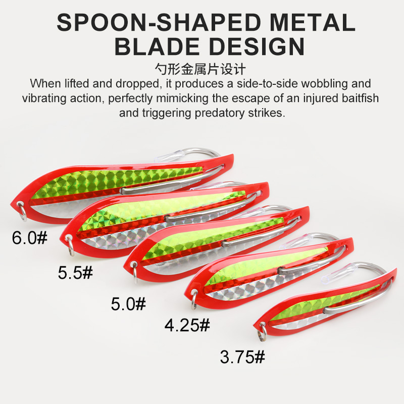 TEASER Single-Hook Grote Metal - Fishing Hook Size recensie en prijs